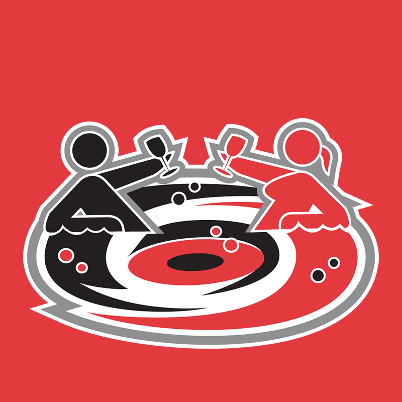 Carolina Hurricanes Entertainment logo iron on heat transfer